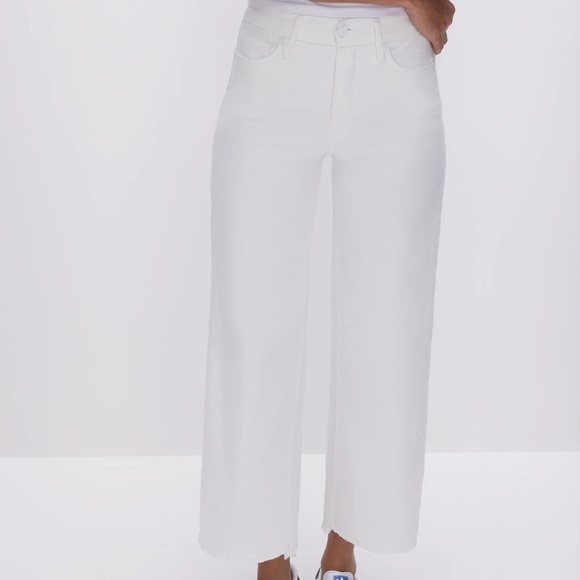 Good American GOOD WAIST CROPPED PALAZZO JEANS - Picture 5 of 6